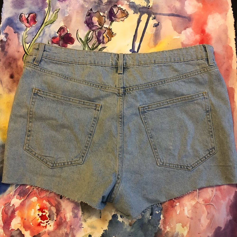 Forever XXI Light Blue Cut-off Shorts (29) - Picture 3 of 3